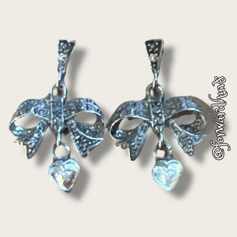 Bundle Sale 3 for $15 | Silver-tone Dangle Earrings with Post Backings